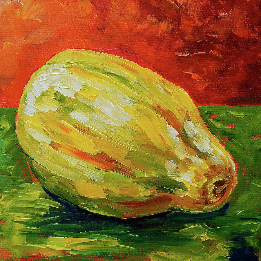 900x900 Papaya Painting By Gretchen Smith - Papaya Painting
