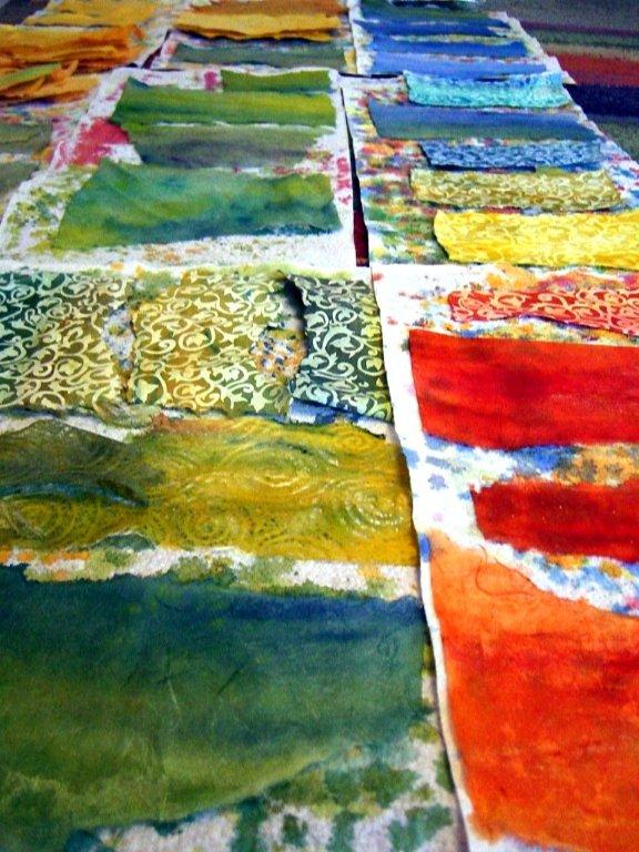 576x768 Mixed Media Collage Lesson - Paper Collage Painting