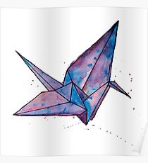 210x230 Paper Crane Painting Amp Mixed Media Posters Redbubble - Paper Crane Painting