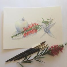 236x236 Green Origami Crane Amp Peacock - Paper Crane Painting