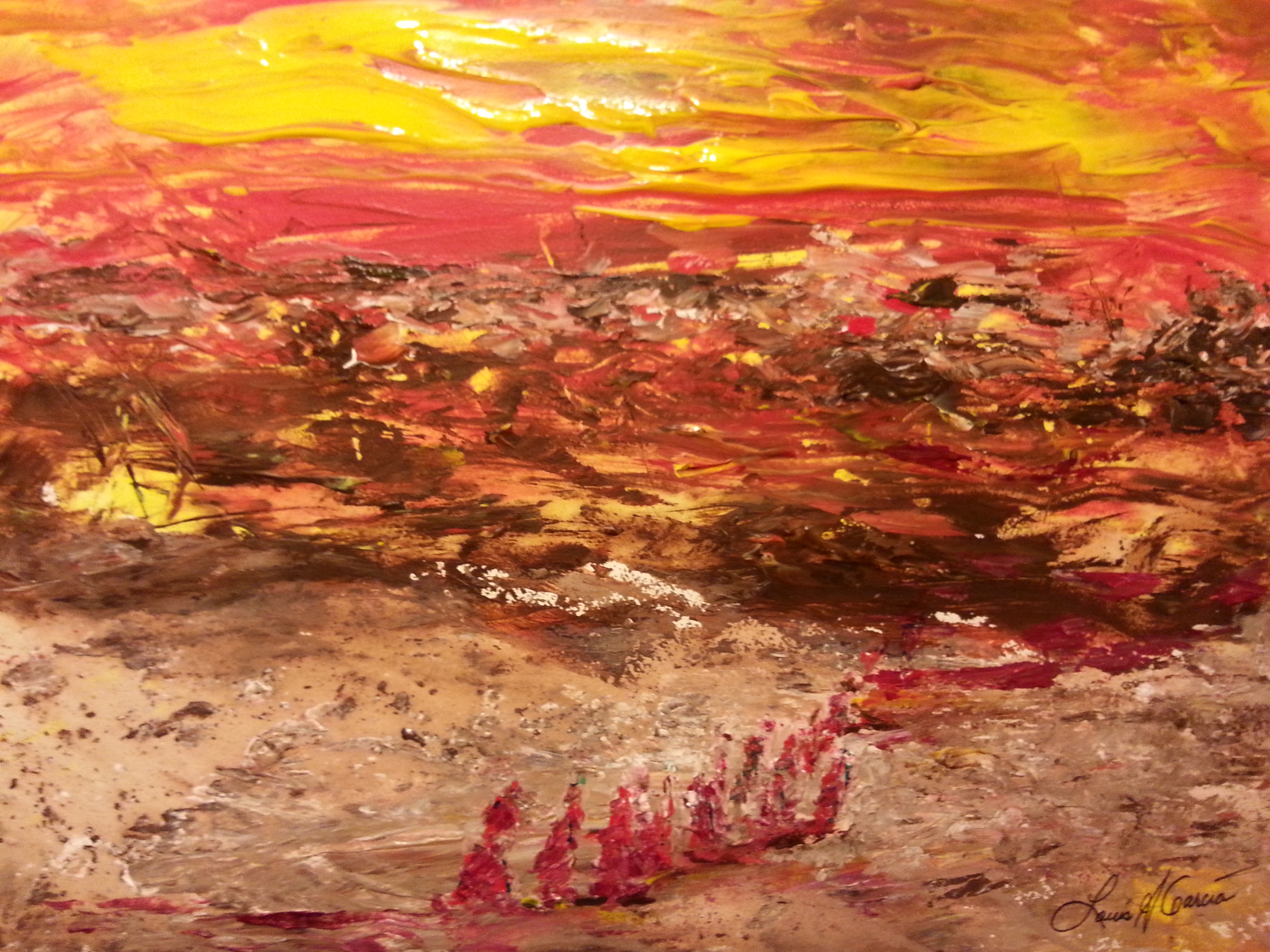 3264x2448 Enter Africa - Paper Painting