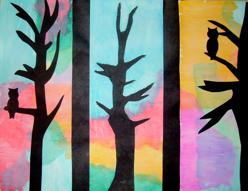 1025x788 Tissue Paper Painting Kids Amp Glitter - Paper Painting