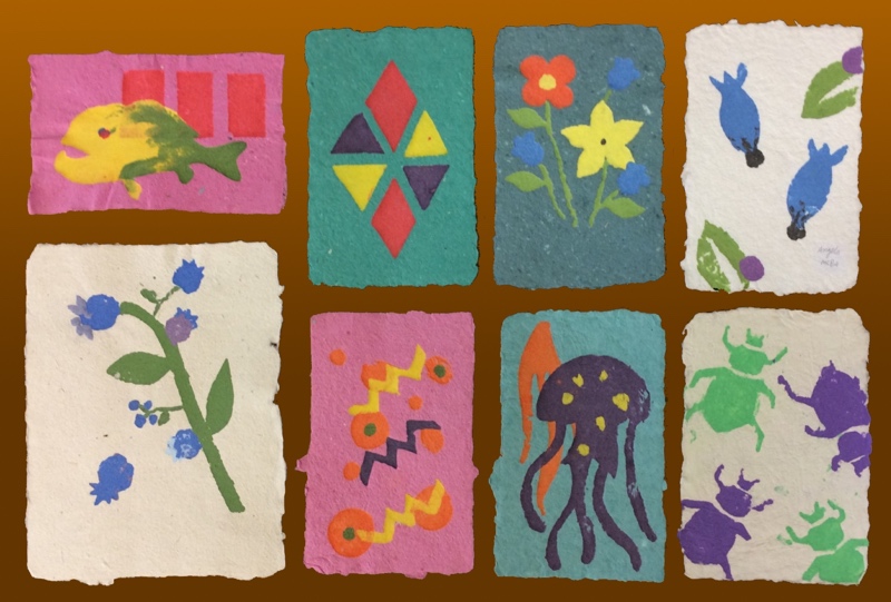 800x541 Pulp Painting Homeschool Adventures - Paper Pulp Painting