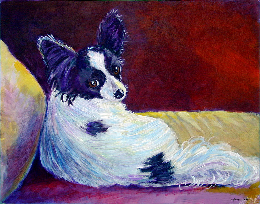 900x708 Glamor - Papillon Painting