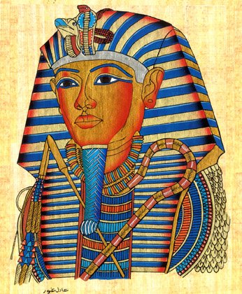 346x420 Egyptian Hand Made Papyrus Painting - Papyrus Painting