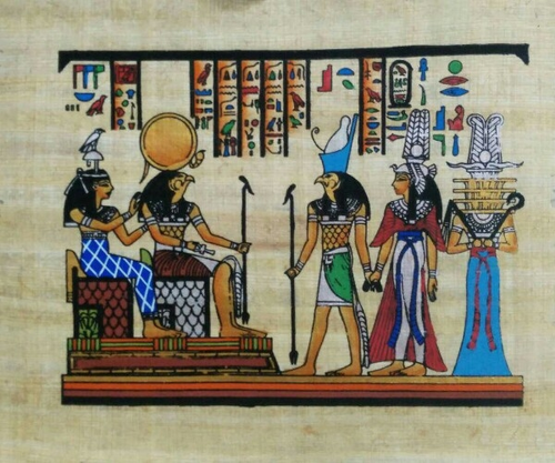 500x417 Handmade Papyrus Paintings - Papyrus Painting
