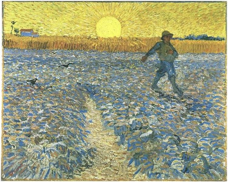 750x598 The Sower Infinite Windows - Parable Of The Sower Painting