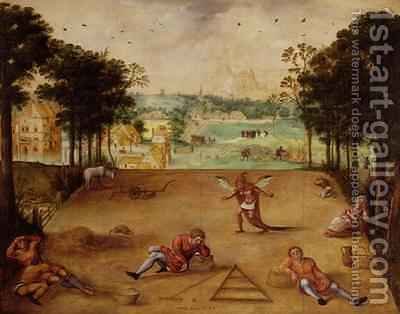 400x314 The Parable Of The Wheat And The Tares Lucas Gassel Reproduction - Parable Painting