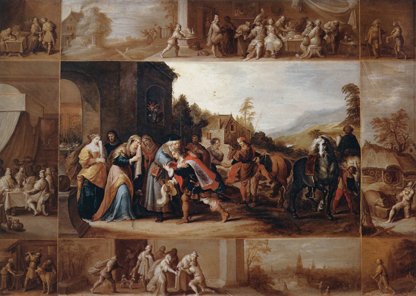 1402x1000 Filefrans Francken (Ii) - Parable Painting