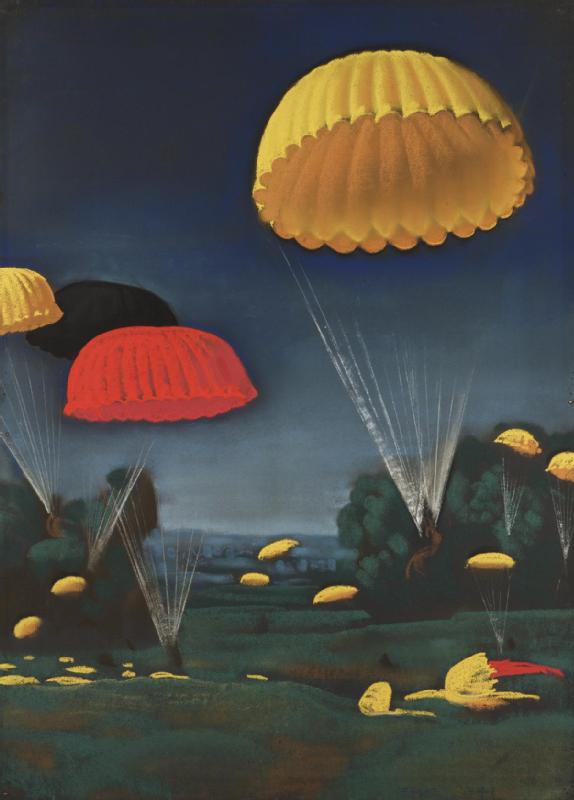 574x800 Fileparachutes Art.iwmartld1259.jpg - Parachute Painting