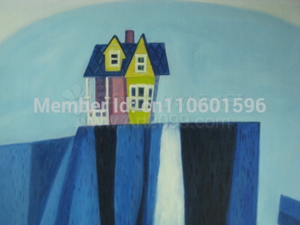 600x450 Print Painting Art On Canvasmovie.up Dream House.paradise Falls - Paradise Falls Painting