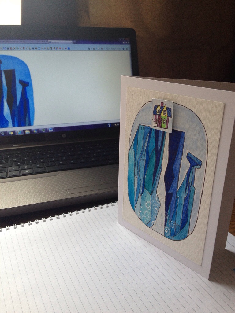 768x1024 Paradise Falls Paradisefallls - Paradise Falls Painting