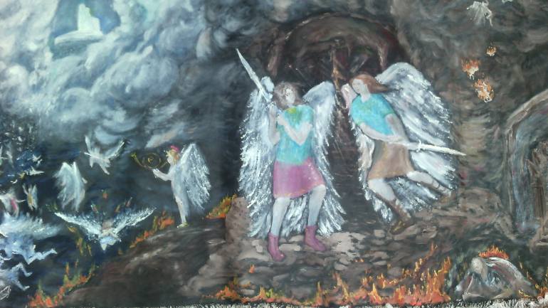 770x433 Saatchi Art Paradise Lost Painting By Cintia Cervantes - Paradise Lost Painting