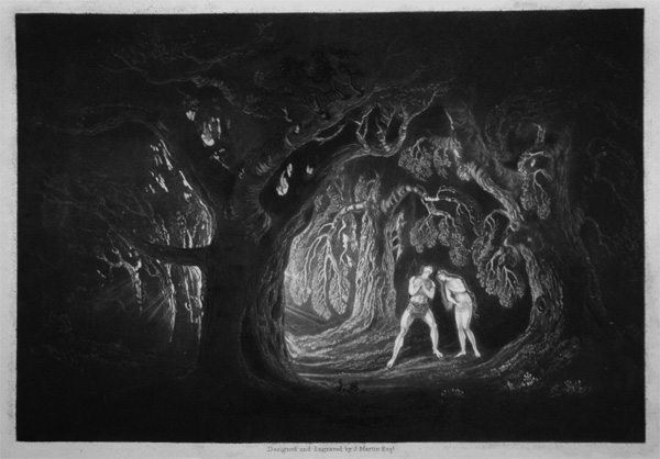 600x418 John Martin's Paradise Lost Mezzotints, Page 8 - Paradise Lost Painting