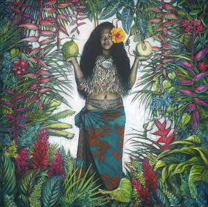 300x299 Return To Paradise Art By Tania Wursig - Paradise Painting