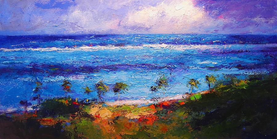 900x452 Paradiso Painting By R W Goetting - Paradiso Painting