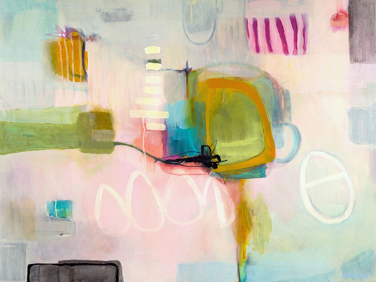 1600x1200 Pink Paradiso - Paradiso Painting