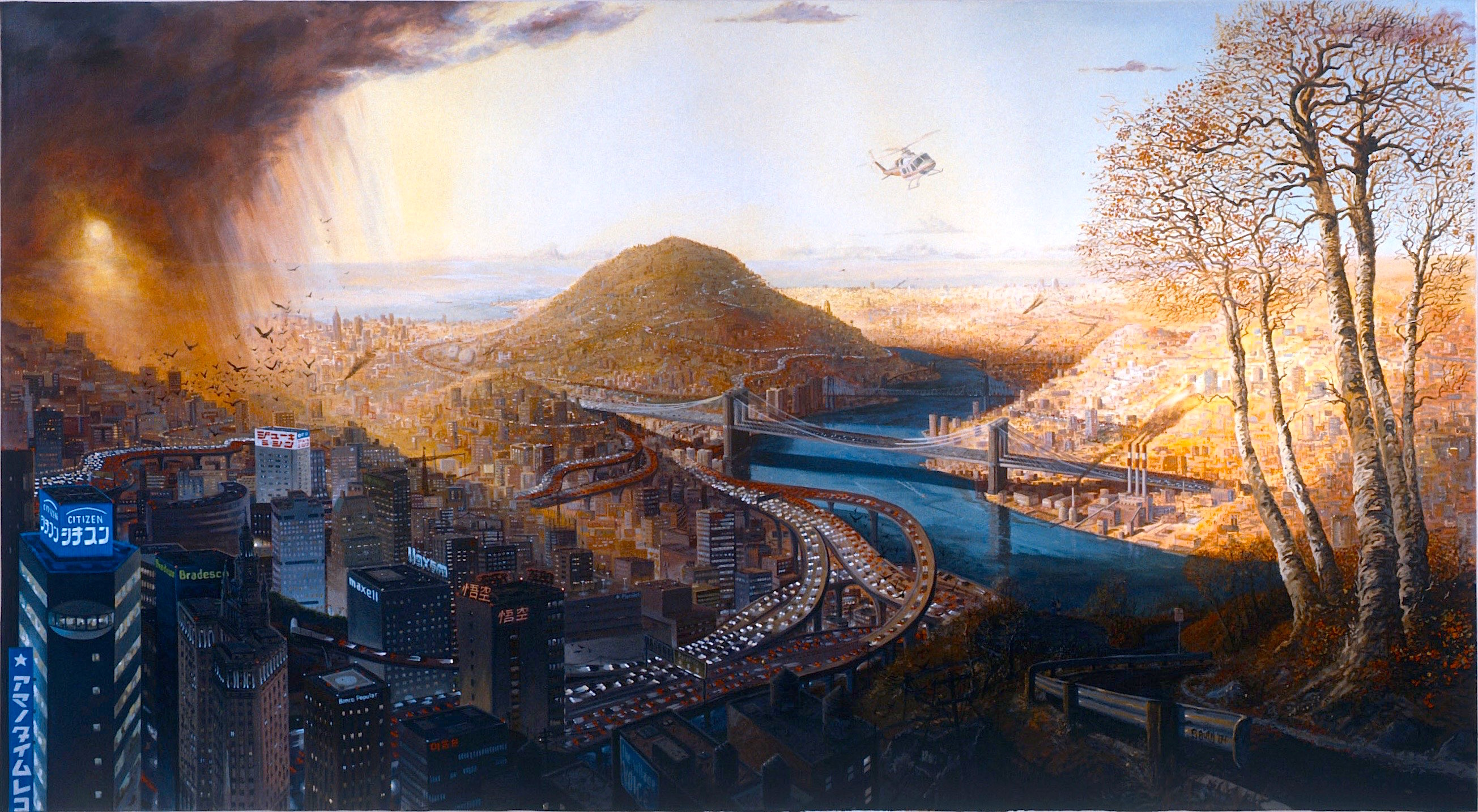 2609x1434 The Divine Comedy Sandow Birk - Paradiso Painting