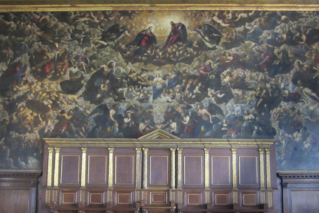 1024x683 Tintoretto's Painting Il Paradiso Onn Wall - Paradiso Painting