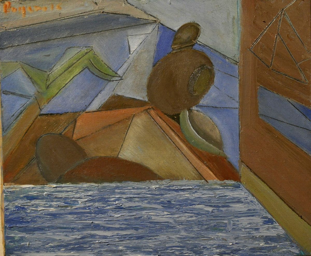 1200x986 Crogiolarsi In Paradiso (Ruggero Sorlini) - Paradiso Painting