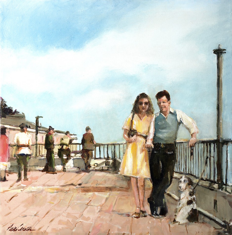 940x952 Heidi Coutu Fine Art Behind The Painting Jim's Parents - Parents Painting