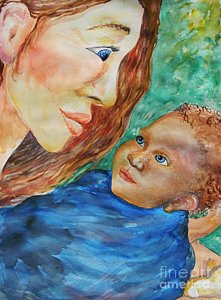 221x300 Parents Love Paintings - Parents Painting