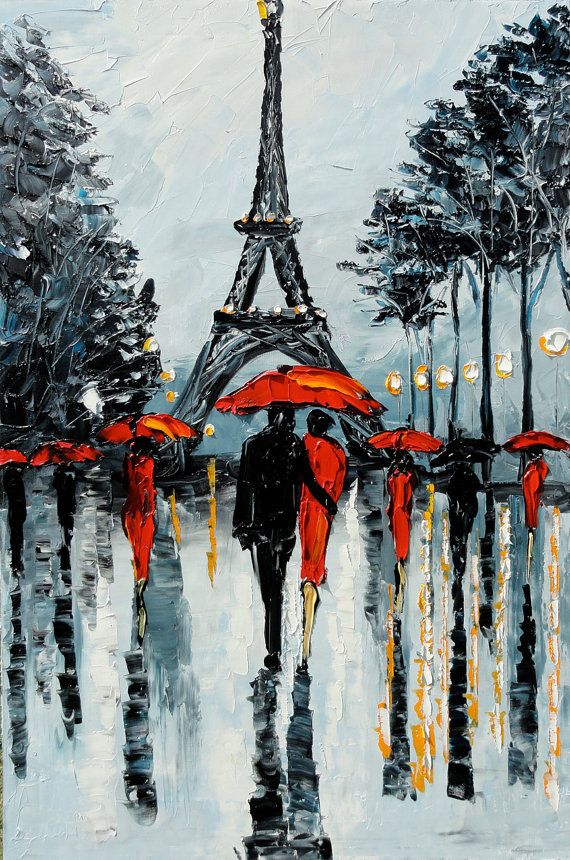 570x860 Creativ 1.4 Palette Knife Painting, Palette Knife - Paris Abstract Painting