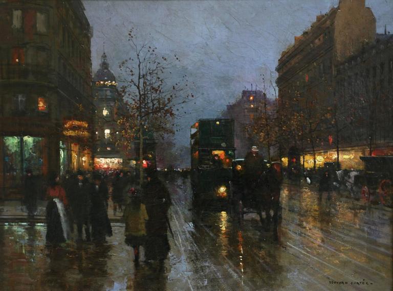 768x570 Leon - Paris At Night Painting