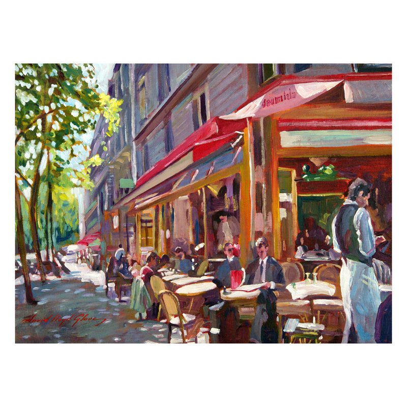 800x800 Charlton Home - Paris Cafe Painting