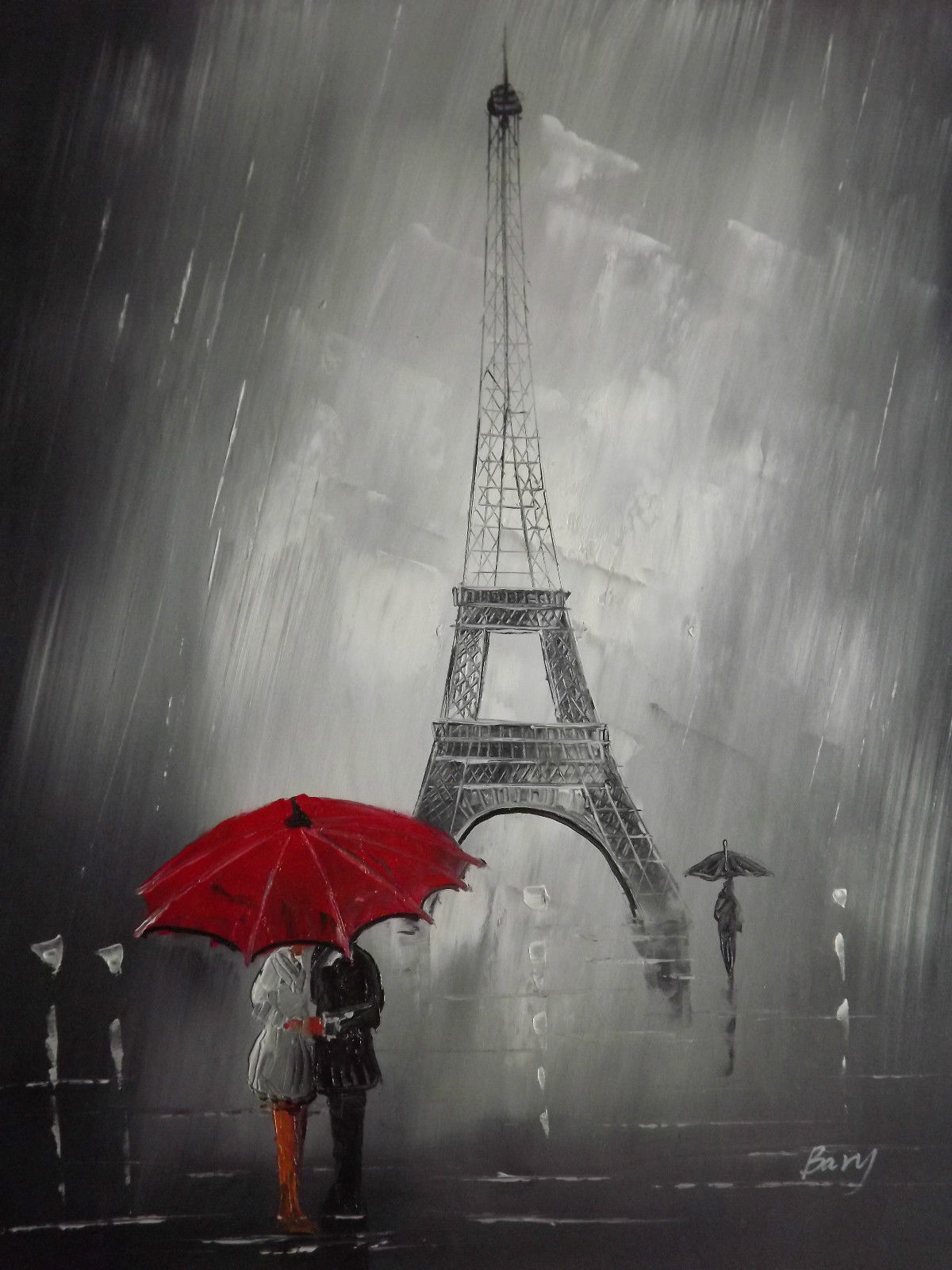 Paris Canvas Painting at PaintingValley.com | Explore collection of ...