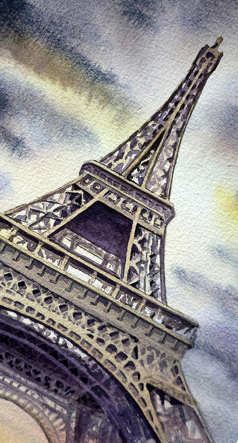 483x900 The Eiffel Tower Painting By Irina Sztukowski - Paris Eiffel Tower Painting