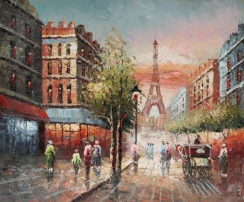 350x291 Paris After The Rain - Paris In The Rain Painting