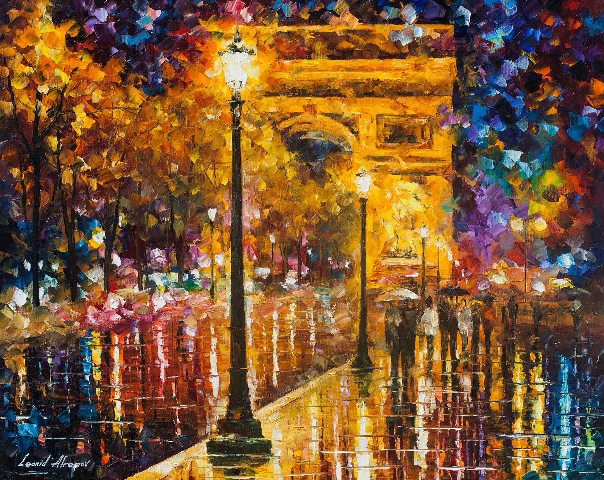 2045x1626 Paris - Paris Oil Painting