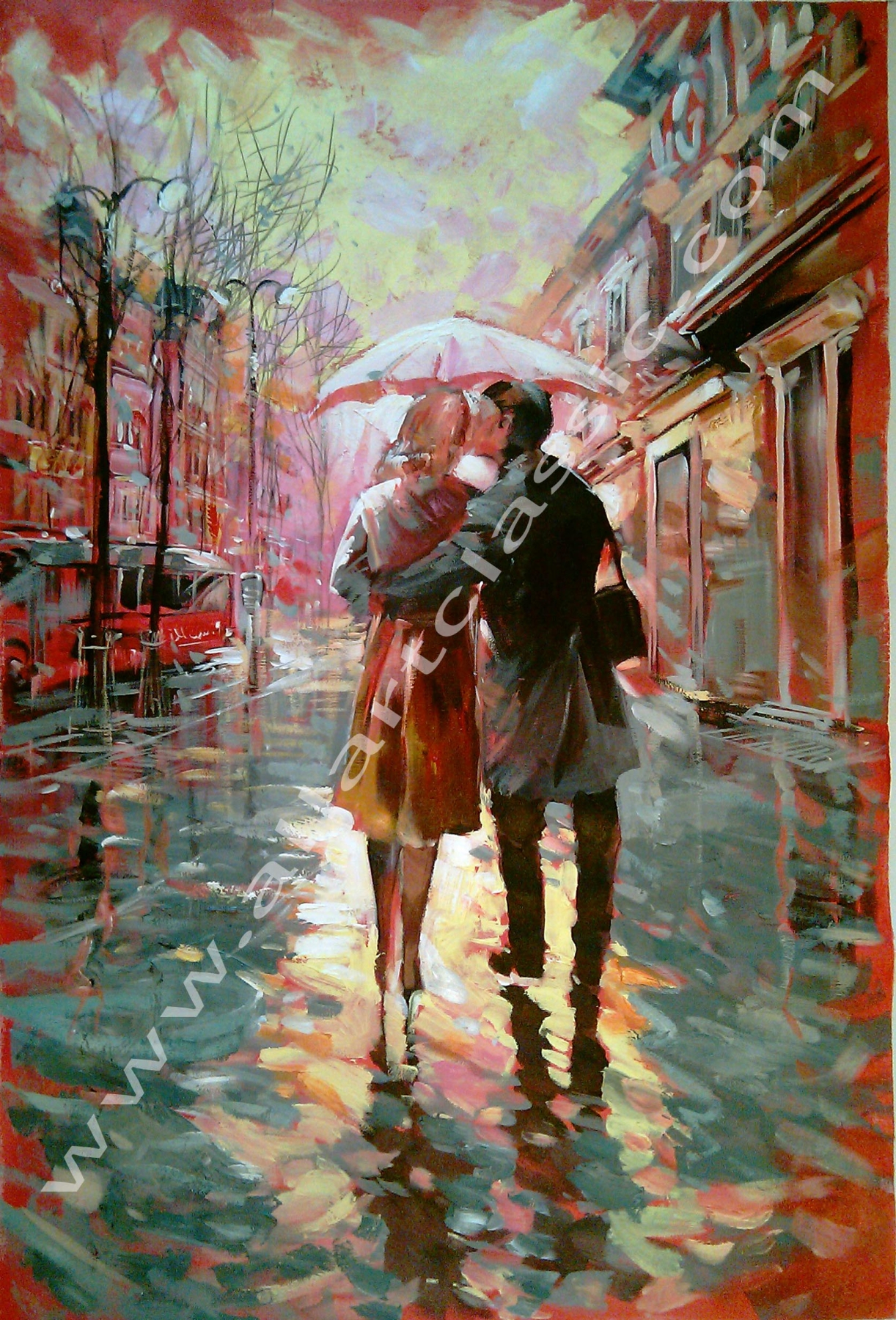 1222x1800 Art Reproductions And Original Oil Paintings Landscapes - Paris Oil Painting