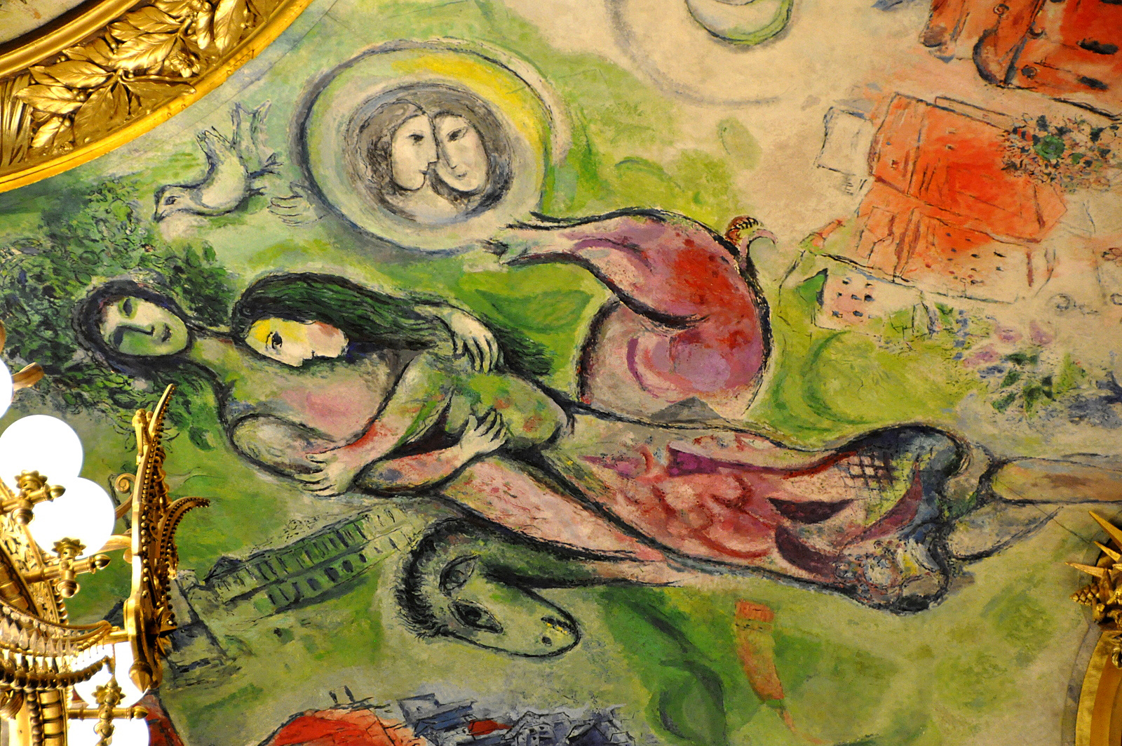 1600x1063 One Work Of Art Marc Chagall's Matthews Gallery - Paris Opera Ceiling Painting