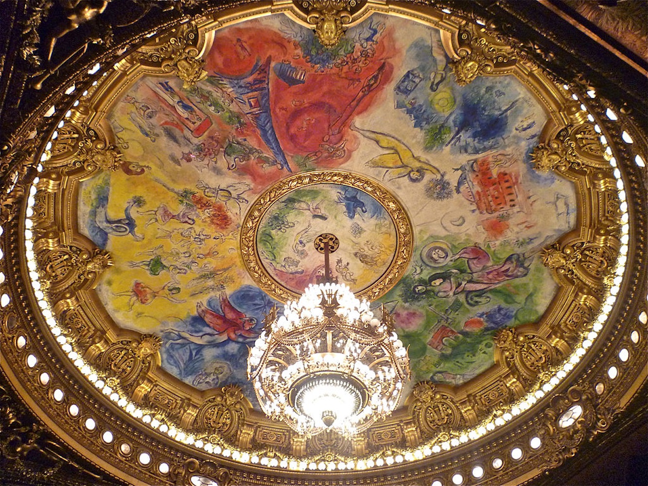 Paris Opera Ceiling Painting At Paintingvalley Com Explore