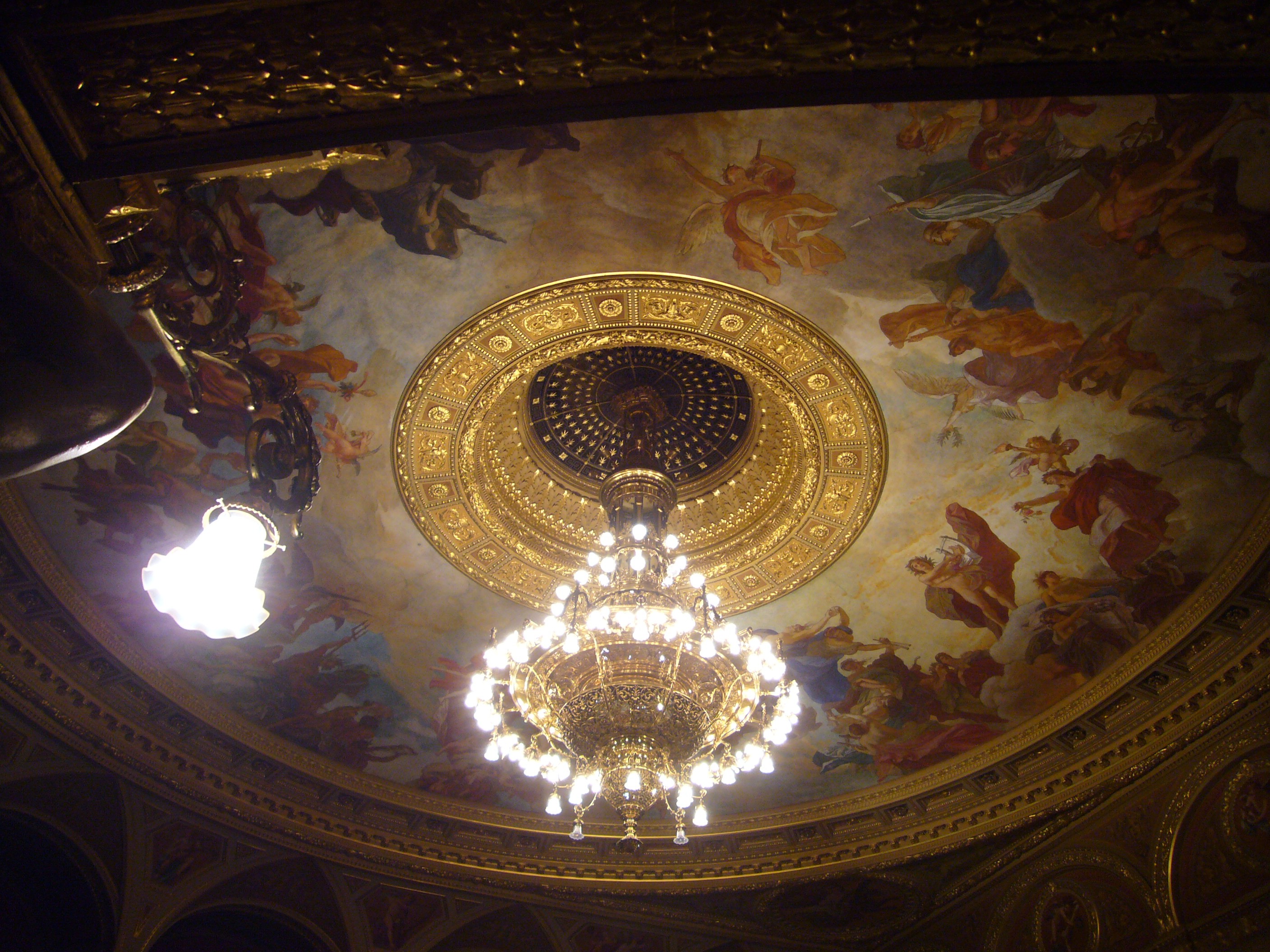 who painted the ceiling of the paris opera house