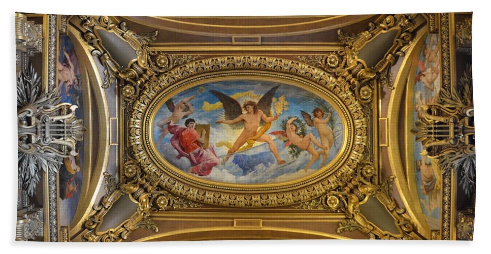 967x500 Paris Opera Ceiling Painting - Paris Opera Ceiling Painting