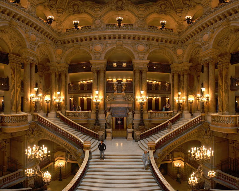 800x638 Picture Of The Day The Paris Opera Grand Staircase - Paris Opera House Painting