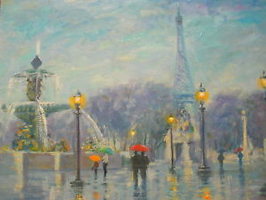 300x225 Renoir Interest American Artist Nino Pippa Painting Of Paris - Paris Painting