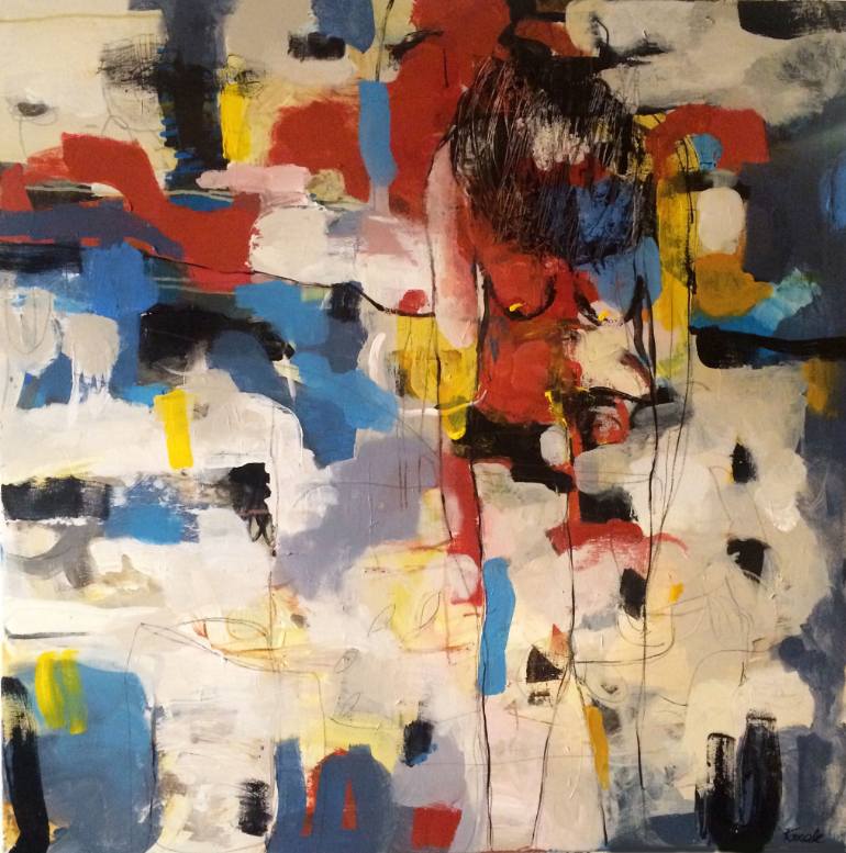 770x777 Saatchi Art Paris Painting By Magdalena Krzak - Paris Painting