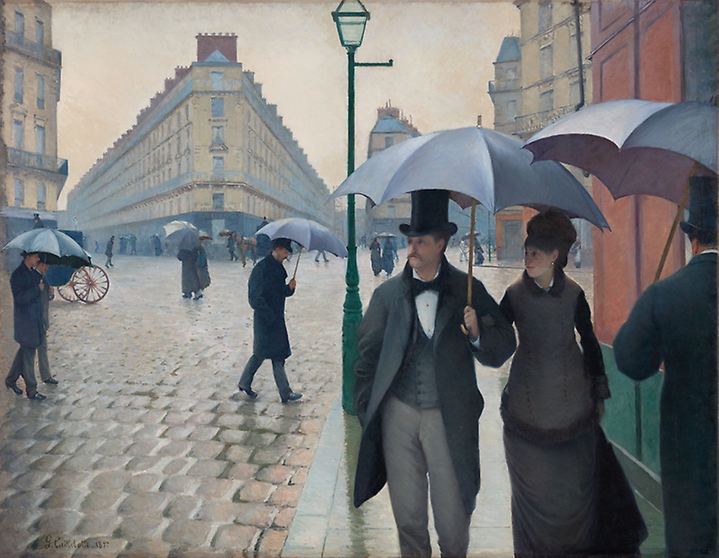800x621 Paris Street Rainy Day The Art Institute Of Chicago - Paris Street In Rainy Weather Painting