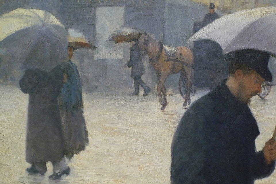 960x643 Paris Street Rainy Day By Gustave Caillebotte On Galleryintell - Paris Street In Rainy Weather Painting