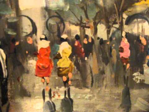 480x360 A Nice Pair Of Sm Orig Impressionistic Oil Paintings, Paris - Paris Street Scene Oil Painting