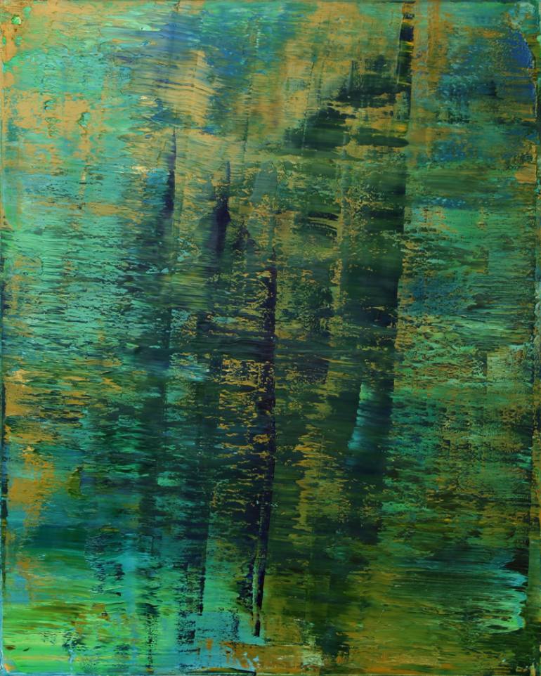 770x962 Saatchi Art River, National Park [Abstract N - Park Painting