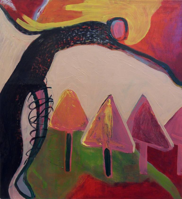 770x842 Saatchi Art Parnassus Painting By Stephanie Kirk - Parnassus Painting