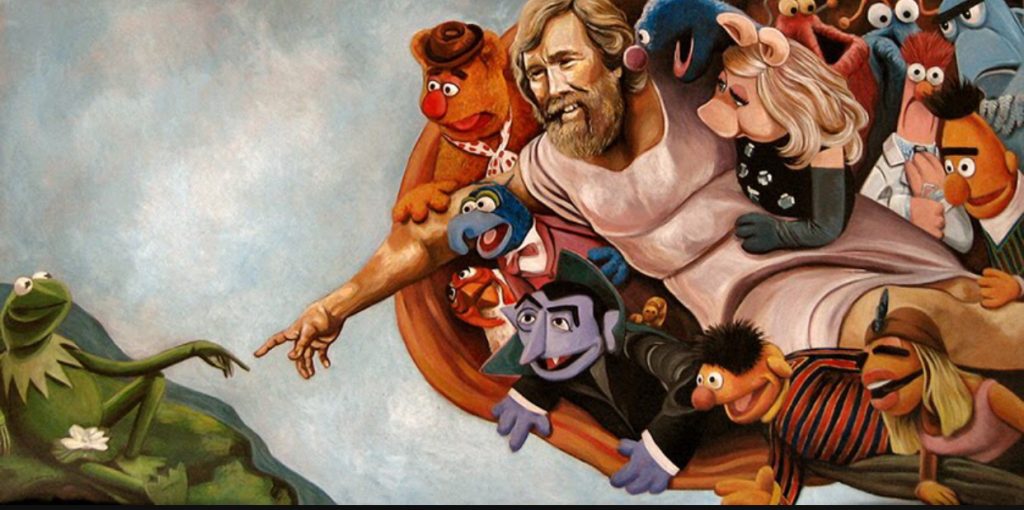 1024x510 Famous Art Parodies Of Michelangelo's Sistine Chapel Culture Hog - Parody Painting