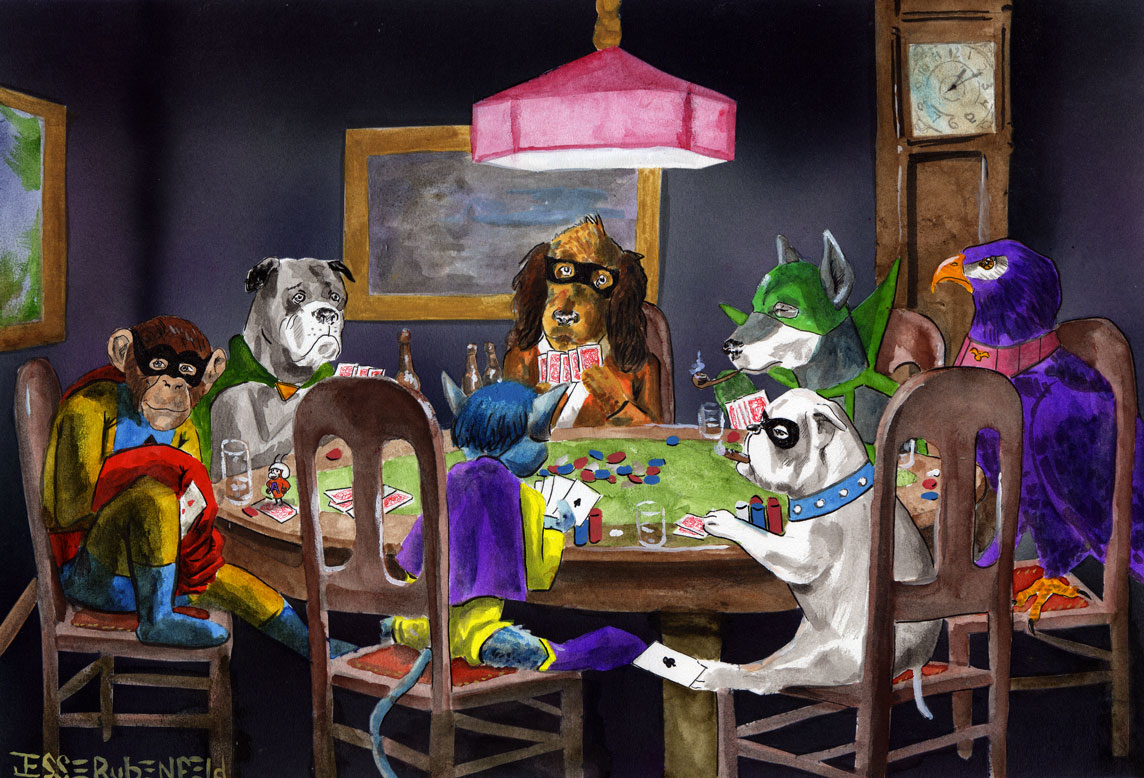 1144x778 Gallery Jesse Rubenfeld Illustrations - Parody Painting