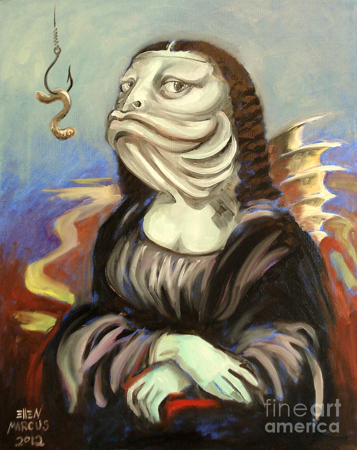 714x900 Mona Lisa Parody Paintings Fine Art America - Parody Painting