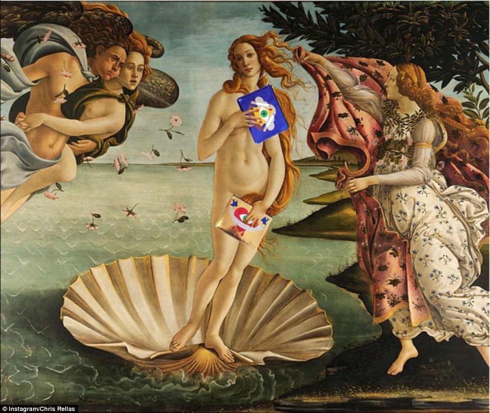 962x812 Boticelli Paintings And Classic Works Of Art Given A Makeover - Parody Painting